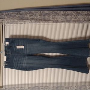 Women's Flare Legs Blue Jeans